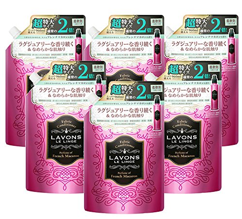Amazon | ラボン 柔軟剤 大容量 フレンチマカロンの香り 詰め替え